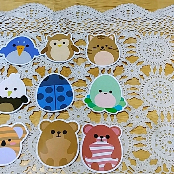 Cute animals, colorful stickers for cellphones, laptop, lockers, crafts - Picture 3 of 5